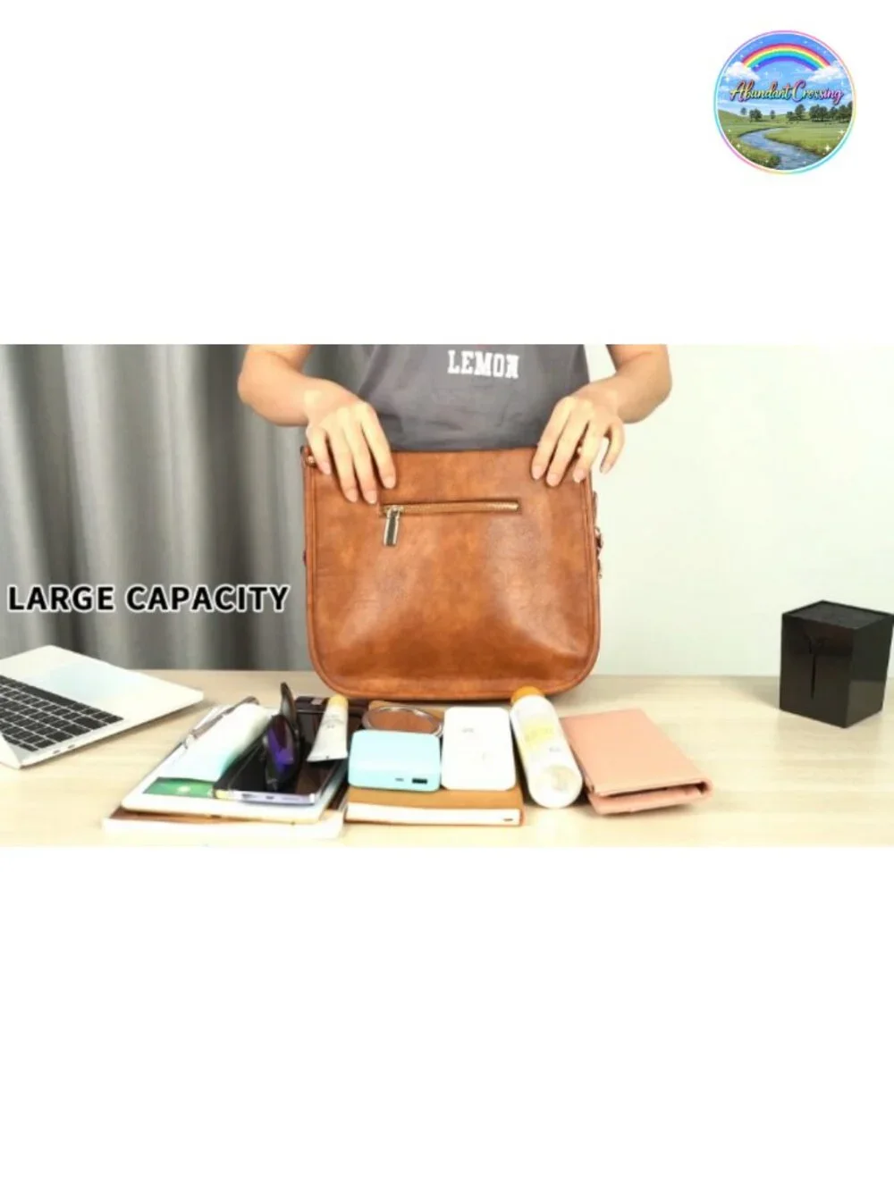 Genuine Leather Women's Tote Bag Gold Hardware Top Handle Purse